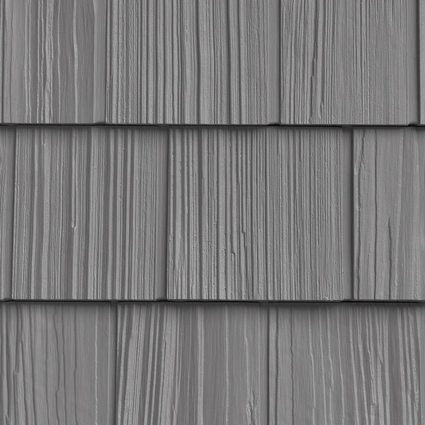 The Foundry 7in. W x 60 3/4in. L Exposure, Vinyl Split Shakes Total 100 Sq. Feet, 258 - Eastern Grey, 34PK 1101258 - main